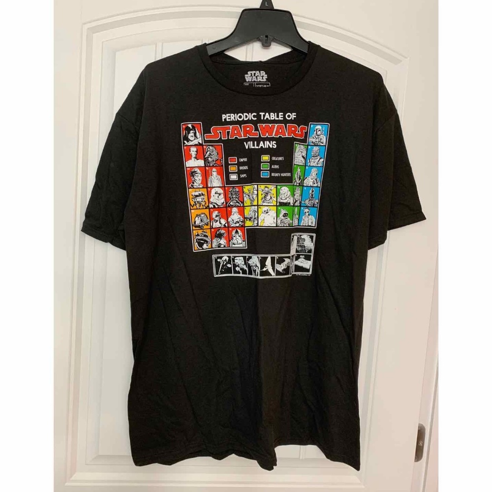 Star Wars Periodic Table of Villains Men's Tee